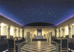 afreemason:  Masonic Lodge room in Norway (Norwegian Order of Freemasons/Den Norske Frimurerorden)