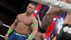 bornwithattitude: So uh guys, first WWE 2K15 next gen screenshot.  Oh. My. Gawd.   This looks so fucking real! O.O The detail on John Cena’s body and face! Holy shit!