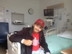 sugarmoonaki: Hi, I am first nations oji cree, potawatomi. My dad is oji cree. He lives on reserve until recently he had to be hospitalized for his illness. He is still in the hospital and being transported by air to where he can get better testing done.