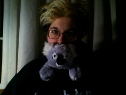 Mum got me a super floppy koala stuffie. He looks like Einstein. Imma call him Einstein.