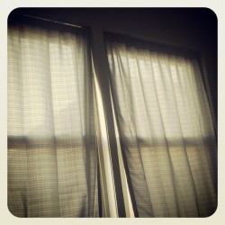Curtains are great for those days where you want no one to see you. Screw you mean neighbors who always glare at me!