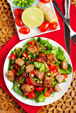 do-not-touch-my-food:  Asian-Style Steak Salad
