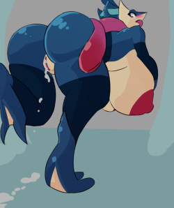 Last early morning doodle of a greninja that will happen.