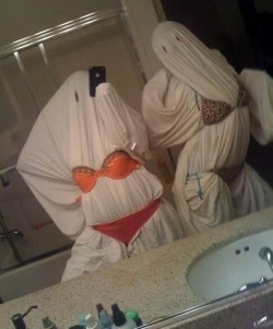 im-the-trickster:  theendisfaraway:  im-the-trickster:  buzzfeed:  Need some last-minute Halloween costume inspiration? Here you go.   Is the first one the Sexy KKK?  Pretty sure they’re meant to be sexy ghosts…  Oh. That’s a bit more pleasant.