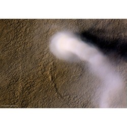 A Dust Devil on Mars #nasa #apod #hirise #mro #lpl #mars #planet #dust #devil #weather #solarsystem #space #science #astronomy