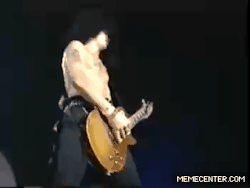 fabygrb:  Slash looks like he is having sex with his guitar, that must be why it always sounds so good.