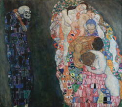 schaumann:  Death and Life, 1916 Gustav Klimt, Oil on canvas
