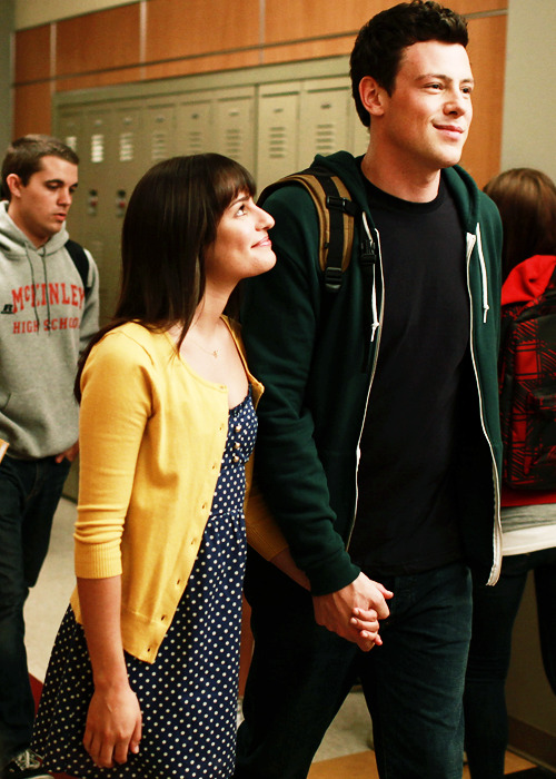 Are finn and rachel dating in real life