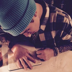 justinbieber:  “The old is gone the new is here” #workinprogress