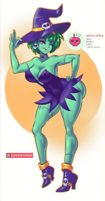supersatansister:  Sexy Witch Rottytops (Shantae), Requested on Patreon!First use of one of the new powerups, Witch Apple!  - My Patreon - Gumroad Store -