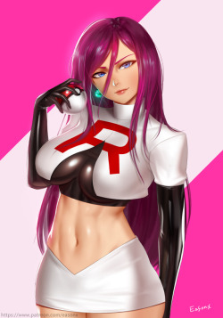 easonxxxxxx:   Team Rocket Jessie     Pokemon - Team Rocket Jessie     I like her hair down.   follow me on ： PIXIVDeviantART ArtStationTwitterGumroad Facebook support me on Patreon  I will draw a picture of the Fanart and NSFW. Support me, you can