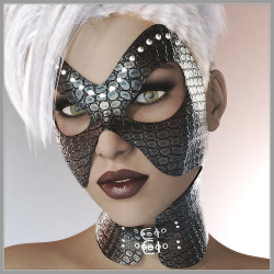  Hide your true identity&hellip; Disguise your nature&hellip;  with SynfulMindz beautiful new mask accessory!   	You get: -Obscure Mask for Genesis3Female  	-5 Mats, iray optimized  	-Hide Rivets Mat This product is suitable for Genesis 3 Female used