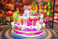 tokyo-fashion:  Kawaii Monster Cafe - designed by Sebastian Masuda (Kyary Pamyu Pamyu, 6%DOKIDOKI) - opens in Harajuku this weekend! The amazing cafe features five themed areas, a giant functional carousel, and five Harajuku Monster Girls. Check out 50+