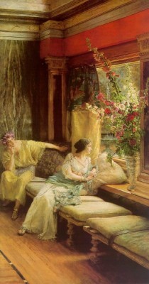 Vain Courtship Sir Lawrence Alma-Tadema - 1900