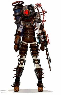 thegauntletqueen: lesserknownwaifus: My friend would kill me if I didn’t nominate the Big sister from Bioshock 2 as the best waifu who could kick your ass. I am the friend, thank you Bas. 
