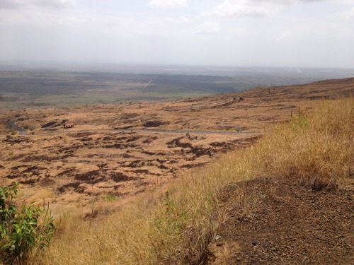 This photo was taken from the side of the Masaya Volcano, where you can see some of the countryside in the distance.

