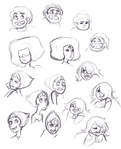 rendigo:  I’m trying to figure out how to draw the Steven Universe cast a little better. It’s really fun and refreshing to do more cartoony and fluid stuff. Man Steven’s head is weird, though 