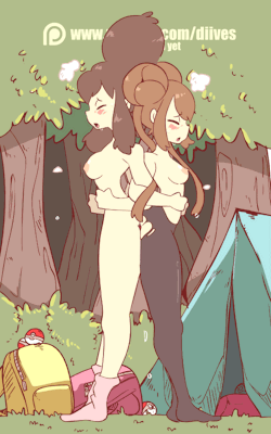thirtyfour-rule:  Hilda and Rosa working together and fucking together (Diives) [Pokemon]