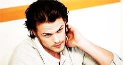 youreapproachingafangirl:  tv meme | two/six: actors ♦ sam heughan [not my gifs]“There’s something about the silence of people listening to someone or watching someone - I just… I love that.”