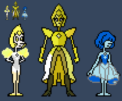 retr8bit:  This week has been just a rollercoaster of tease after tease after HOLY HELL… after tease. No doubt I’ll be making the pearls into Hama Bead sprites, however Yellow Diamond maybe a little more difficult (don’t have much in murky yellow/green