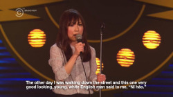 mszombi:  sandandglass:    Yuriko Kotani /   Russell Howard’s Stand Up Central    This is the second photoset of this comedian I’ve seen on my dash and I absolutely have to look her up because she seems delightful 