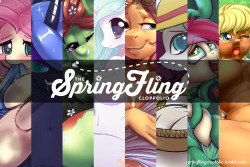 springflingclopfolio:   springflingclopfolio:  The Spring Fling Clopfolio: Available Now!  Oh my gosh. Have you heard? A little birdie told me that the PWYW Spring Fling Clopfolio 2016 is now available!     Free Edition (Ũ)   17 original pieces in JPG