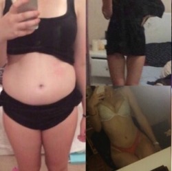 cutelildevil:  I’m so fkn nervous to post this and idk why but this is my progress over the past 3 months
