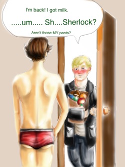 thescienceofjohnlock:  For red pants Monday ? :) 