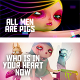 potatofarmgirl:  theprettyhelpless: favorite albums → Studio Killers “Studio Killers”  This album has been in my playlist since it was released. What I would do to use “Whose in Your Heart Now” for a cartoon end credits theme. 