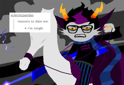curlicuecal:  &gt; I was working on a whole Homestuck collection, but Eridan Ampora turns out to embody a disproportionately large subset of tumblr users. 