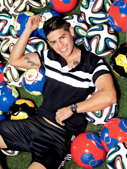 clublemonade:  James Rodriguez photographed by Ben Watts for GQ Magazine 