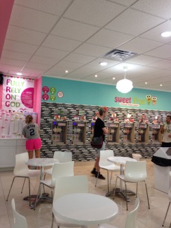 kaysarahh:  baemiserables:  thank-you-mario:  upthawolfs:  edens-blog:  It was 10:30 at night and the only place open in town was this frozen yogurt shop called Sweet Frog and it looked ok at first and then I realized it was a fucking Christian frozen