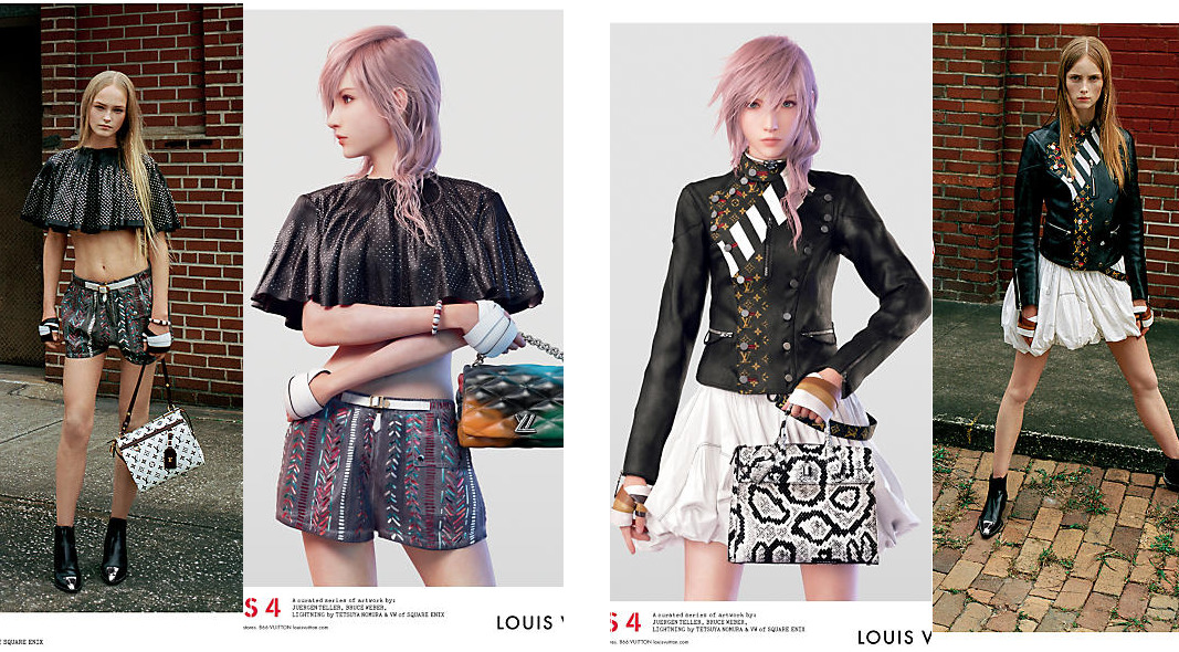 Fashion x anime: Final Fantasy's Lightning is Louis Vuitton new