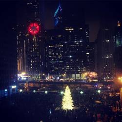 chicagotribune:  perpetuallypacked:  Chi-Town Rising as seen from the Editorial Board Room of Tribune Tower.  #newbeginnings #chitownrising #chicago #nye #newyear #chicagotribune   Here’s to an amazing 2016! Thanks for being the best Tumblr followers