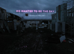 untrustyou:  Tim Etchells - We Wanted To Be The Sky 