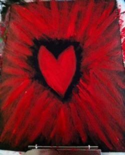 First shot at this painting. Acrylic. MY AFFLICTION&hellip;.