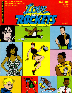Love and Rockets No. 10 (Fantagraphics, 1985). Cover art by Jaime Hernandez.From a charity shop in Nottingham.