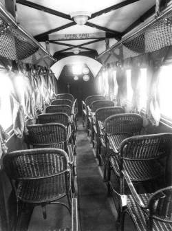 historicaltimes:  Inside of an Airplane in 1930 via reddit