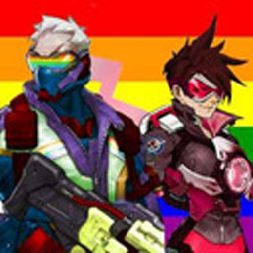 overwatch-pride-edits: Angel Lesbian Asp Pharah (flag by @prideiicons ) Mod Ganymede  