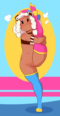 dabbledoodles:  More CN-tan!  I’m actually really happy with how the pelvis turned out on this one.