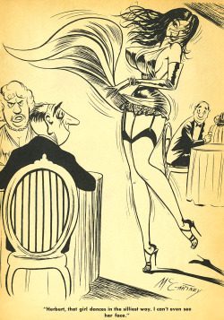 Burlesk cartoon by:  Bill Ward..        aka. “McCartney”   Scanned from the pages of the June ‘57 issue of ‘Backstage Follies’; a 50’s-era Men’s Humor Digest..  