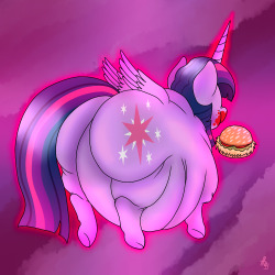 Floating burger Twi, seriously when i draw a blank, i just draw fat pone.