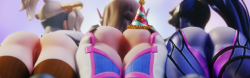 colonelyobo:  Here’s a render I made for a good friend of mines birthday, and since bunny lewds is taking a long time to render, you might as well be treated to it ( ^ - ^)Full Size