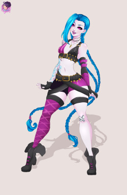 Jinx !(Traditional/ Bikini / Lingerie / Nude / Special) Avaiable in Patreon or GumroadThanks for the support.