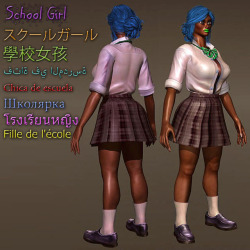 School Girl Comes with Rig for LightWave 3d low-poly 3d model ready for Virtual Reality (VR), Augmented Reality (AR), games and other real-time apps. Supported in Lightwave!School Girl Comes With Righttps://renderoti.ca/School-Girl-Comes-With-Rig