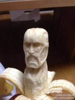 booty-chief:  is this a colossal titan carved into a banana 