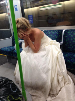helllotittys:  have—not:  i love this photo because at first you think that she was going to get married but instead her husband to be left her, or something like that. but actually its quite the opposite. i clicked on the source and it brought me to