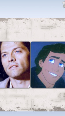 sarahwithglasses:  Castiel is Prince Eric (little mermaid) or Prince Eric is Cas 