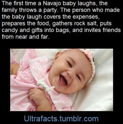 ultrafacts:The Navajo have a unique tradition. When a baby is born, it is regarded as the ultimate, precious gift and must never be abused. From the moment of birth, the child is watched over continuously by family and friends, who patiently wait for