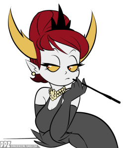dankodeadzone:Felt kinda burned out on commissions so i decided to take a break and just doodle Hekapoo with different hairstyles. Thanks to everyone who sent a suggestion.
